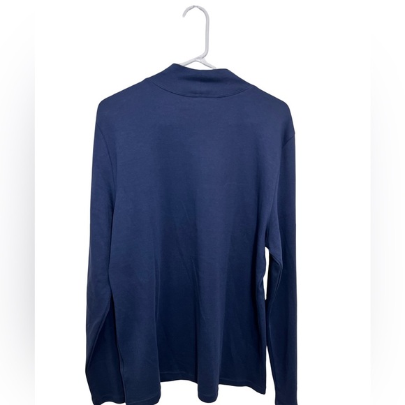 NWT-Karen Scott Navy Women's Sweatshirt 100% cotton - Picture 6 of 6